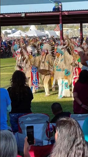 Grand Entry procession at the Shoshone Bannock Indian Festival and Powwow #indigenous #powwow #fpy