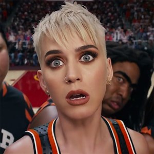 Katy Perry's All-Star Basketball Team Mounts a Comeback in "Swish Swish"