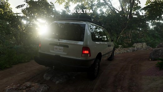 Low settings vs 4K Ultra #beamngdrive #beamng #gaming