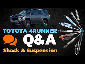 4Runner Shocks FAQ - Deep Dive into Leveling and Load Hauling