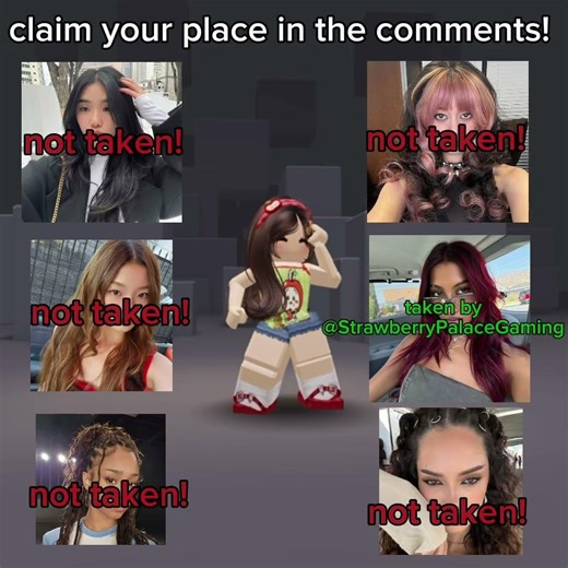 claim ur spot before it’s too late!