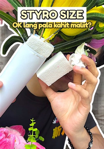 Styro Size for Flower Arrangements: Small but Mighty