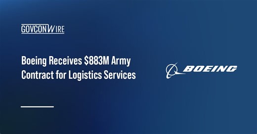 Boeing Awarded $883M Army Logistics Support Contract