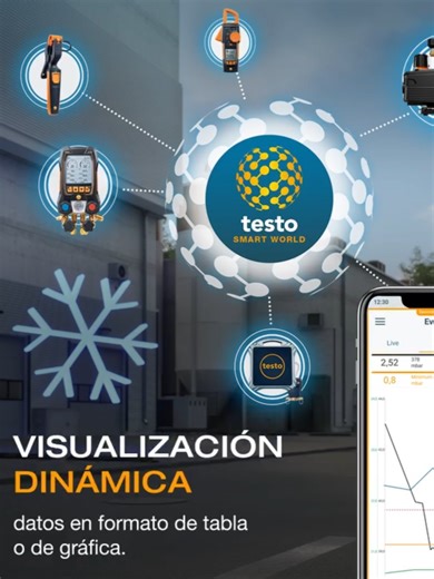 📱🔗 Testo Smart App La Testo Smart App conecta tus instrumentos de medición directamente al smartphone para visualizar, analizar y documentar mediciones en tiempo real. Todo es más rápido, más claro y 100% digital. Ideal para HVACR, refrigeración, industria, food y farma, la app permite generar reportes profesionales, guardar históricos y tomar decisiones precisas desde cualquier lugar. 👉 Descubre la Testo Smart App con MNT S.A.S. en www.mnt.com.co