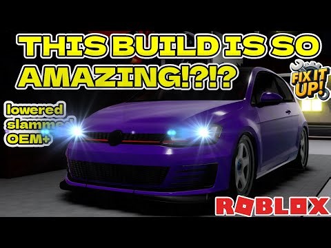 I rebuilt this Volkswagen GTI with the BEST i4 Diesel tune and its AMAZING!?! | ROBLOX Fix it up!