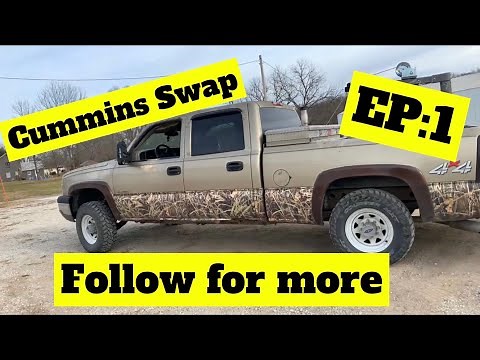 Cummins Swapped Cateye Chevy. How to/How I did it. EP:1
