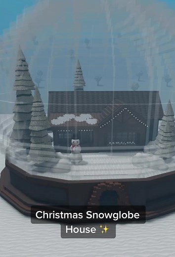 Magical Christmas Snowglobe House in Bloxburg