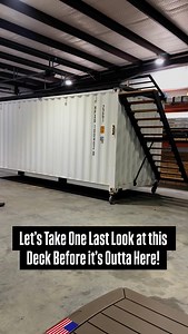 1.3K views · 71 reactions | Let’s Take One Last Look at this Deck Before it’s Outta Here! | Simple Shipping Containers | Facebook