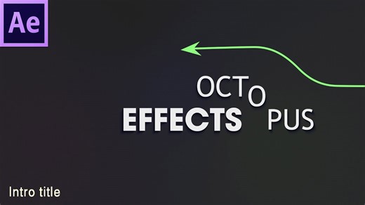 After Effects tutorial - Create extremely simple intro title - 142