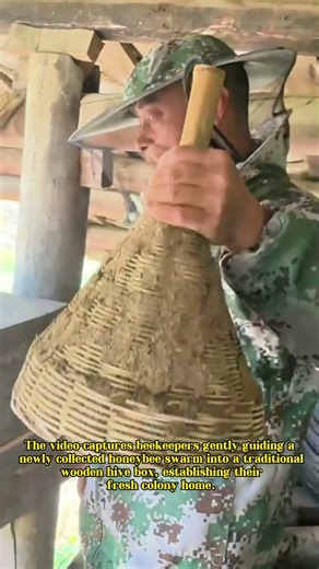 Beekeeping Basics: Transferring Swarms to Their New Wooden Hive