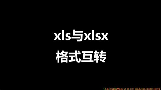 xls与xlsx互转excel文件类型修改扩展名电子表格版本转换格式
