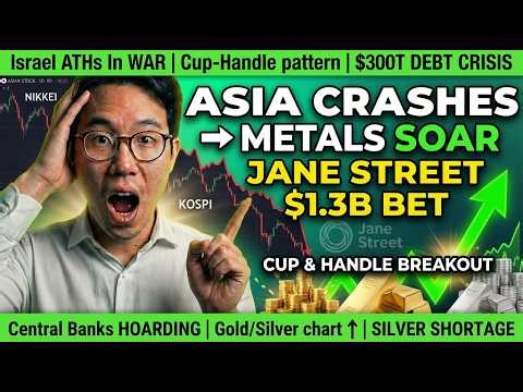 JUST IN: ASIA CRASHES 9% → Gold/Silver HOLD: Jane Street's $1.3B Signal