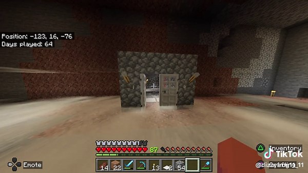 This place haunted man!!! #minecraft #haunted #scary #cave #fyp