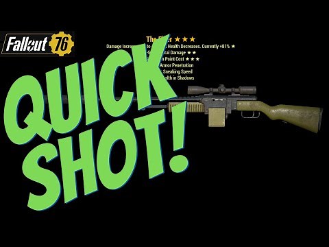 Fallout 76 - The Fixer Makes A Great Sniper Rifle!