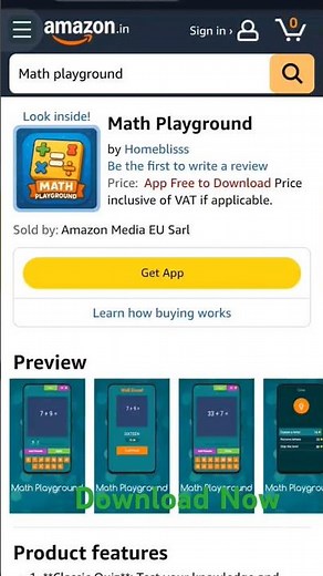 Math playground || available on amazon store #gaming