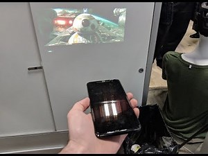 Moviphone: A $600 Android phone with a built-in projector