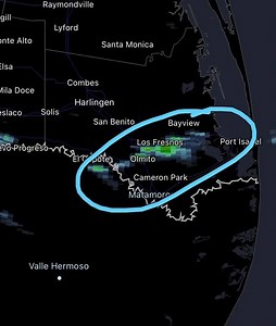 {10:00am} See that shower on radar... that is mainly light rain, but some sleet is mixed in with that. Some areas in Brownsville are reporting rain/sleet mix. This is a brief shower, we don’t expect anything more than that at this point. If you have any video? Send it out way. | KRGV Weather