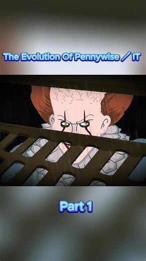 The Evolution Of Pennywise ／ IT #usa #fyp #animation #art | animation
