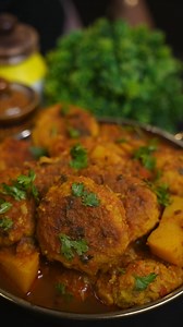 Cabbage Kofta Curry ASMR #asmr #asmrcooking #cabbagekofta | Food Code ASMR