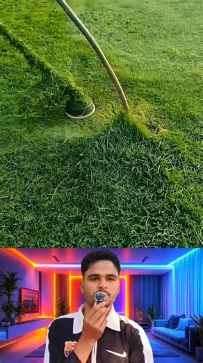 Why Grass Cutters Use String NOT Blades #usa #usashorts #shortvideo