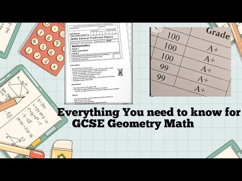 The whole of GCSE MATH Geometry in 40 mins Foundation video - 7 Free Course