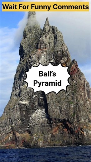 Ball's Pyramid || Ball's Pyramid Island || The Tallest Sea Stack On Earth ||