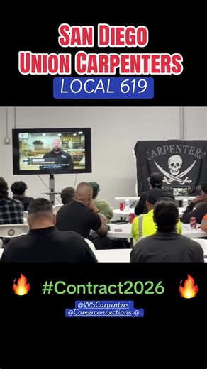 First presentation of Contract 2026 at Local 619 with our apprentices. Great conversation about what it means to stand united and move forward together. We talked about making sure we’re all pulling on the same side of the rope—fighting for better jobs, stronger wages, and the benefits our members and families deserve. The future of our union is strong when our apprentices stay informed, involved, and ready to stand shoulder to shoulder. One Union. One Voice.