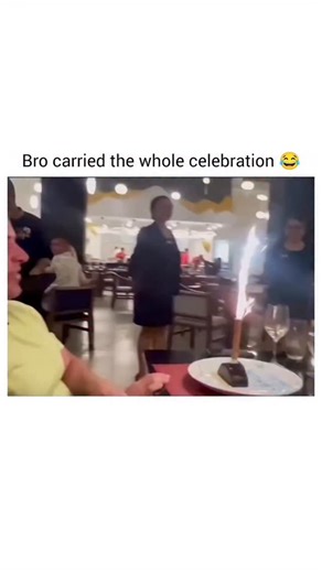 humourjoyusa on Instagram: "Talk about a birthday with a bang! 💥 What starts as a standard, polite restaurant birthday song quickly turns into an absolute masterpiece of over-the-top energy. 🥳 While the staff sings along, one waiter decides that "Happy Birthday" just isn't hype enough and starts aggressively popping paper bags like he’s in a percussion ensemble. 🥁 He’s slapping those bags with the intensity of a man who hasn't had a day off in months, creating a series of loud "bangs" that pr