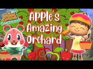 Animal Crossing Happy Home Paradise | My Own Apple Orchard for Apple | Speed Build!