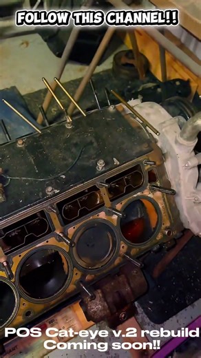 Cat-eye v2 rebuild coming soon!! #shorts #reels #vsracing #cammedtrucks #builtnotbought #silverado