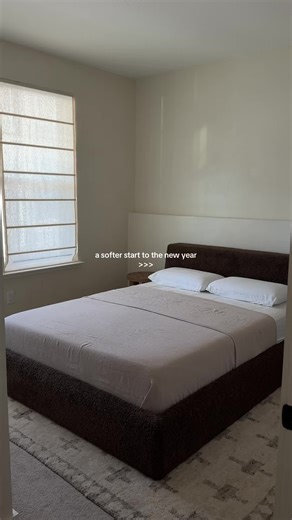 The foundation of our guest bedroom makeover starts here ✨ I chose the Ophelia Bed from @Rove Concepts because it combines thoughtful design with real quality. It’s an original, sustainably crafted design, and finished in the most beautiful Sherpa fabric in Espresso. An investment piece that looks beautiful and feels built to last! #journeysintaste #bedroominspo #bedroom #homedecor #bedroommakeover