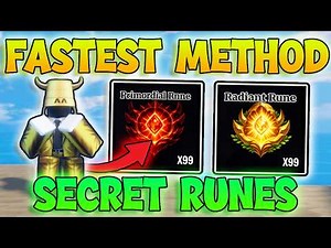Fastest Method TO Get Secret RUNES FAST Sailor Piece! - Primordial Rune & Radiant Rune FAST!