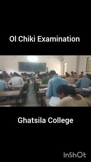 Ol chiki examination Ghatsila College Ghatsila