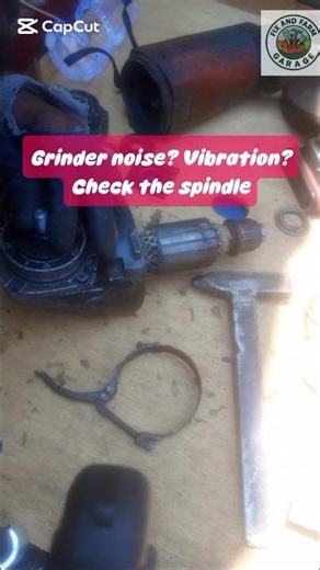 Grinder noise? Vibration?Check the spindle