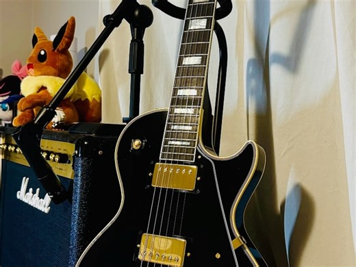 波奇酱同款，吉普森 Les Paul Custom 1968 Reissue