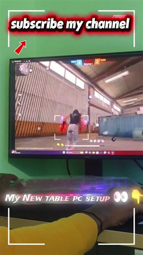 ❤️💛New table pc setup free fire Gameplay plz subscribe my YouTube channel in Kannada YouTuber...👇👍?.