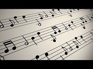 Musical Notes Background Loop - Free Stock Video Download - Free Stock Video Footage