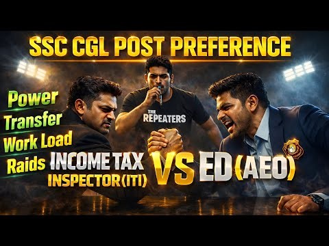 Income Tax Inspector vs ED AEO: SSC CGL की Best Post कौनसी? (Full Comparison)