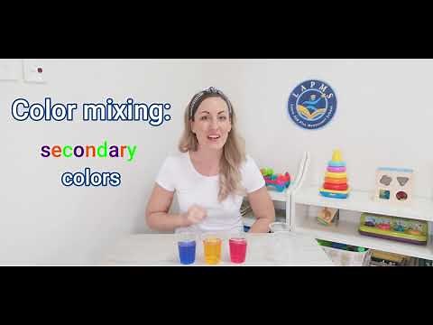 Primary & Secondary Colors - Science Experiment on How to Mix Colors with Miss Emily - Learn & Play