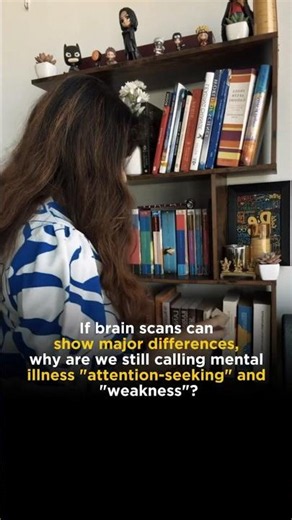 If Brain Scans Show Mental Illness, Why Do We Still Call It Weakness? #healthylifestyle #motivation
