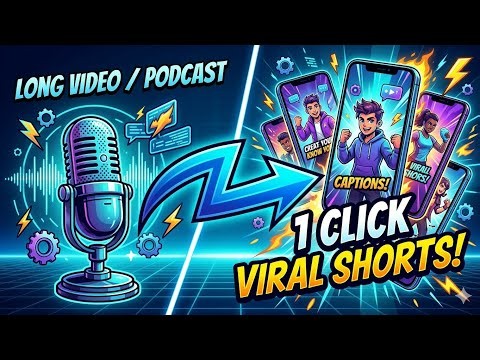 How to Use Opus Clip AI to Create Viral Shorts in 1 Click | Step-by-Step Tutorial