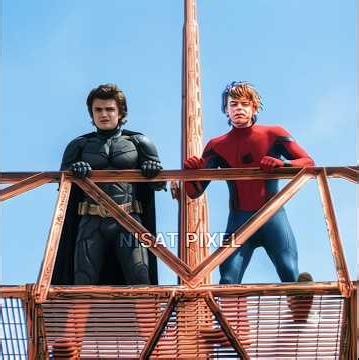 Jonathan Turned Into Spider-Man, and Steve Finally Became Badman!🔥|Stranger Things S5 "edit"|#shorts