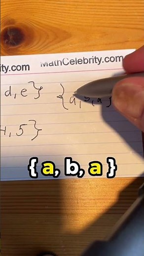 Set notation explained