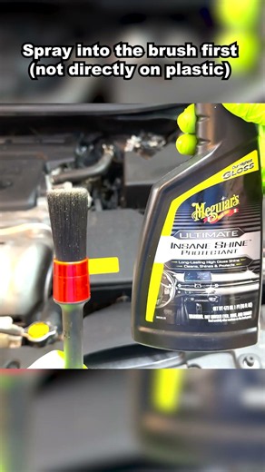 Clean Your Engine Bay Without Damaging It — No Water Needed! #Shorts