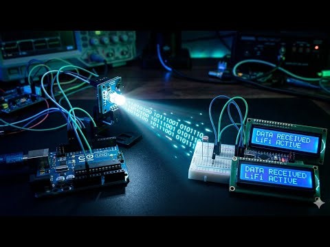 LiFi Project using Arduino | Data Transfer Using Light (LED & LDR) 💡