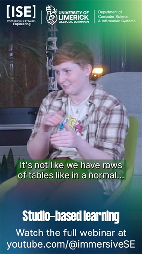 ImmersiveSoftwareEngineering | ISE breaks the mould of traditional classroom experiences. Here’s a clip from our recent webinar in which our students and staff discuss... | Instagram