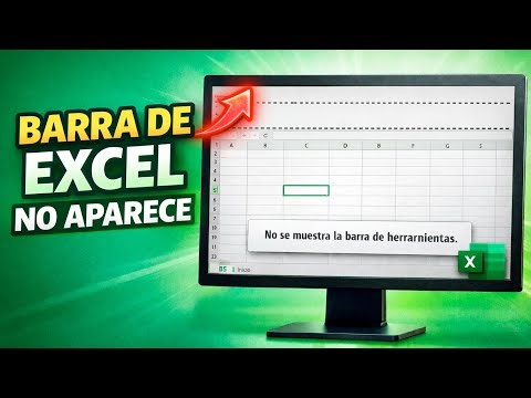✅EXCEL BAR DOES NOT APPEAR