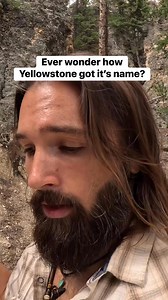 Yellowstone got its name from the yellow-colored rocks in parts of the park.Simple. Done.(And yes, we know there’s more to the story… you can tell us in the comments 😉) | Cody & Kellie