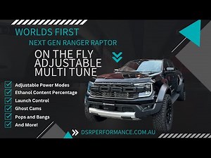 Ranger Raptor on the fly adjustable multi tune launch mode anti lag fuel swap ghost cams pops & bang