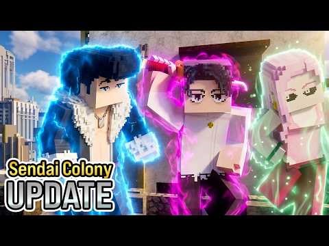 Sendai Colony Update is PEAK in Minecraft Jujutsu Kaisen